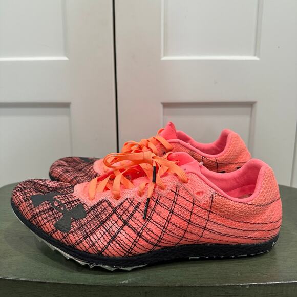 NEW UNDER ARMOUR SHAKEDOWN RUNNING TRACK SPIKES UNISEX SZ 8.5M / 10W! - 9151